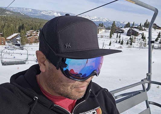 There was much sweat while riding on the slopes, but no stains