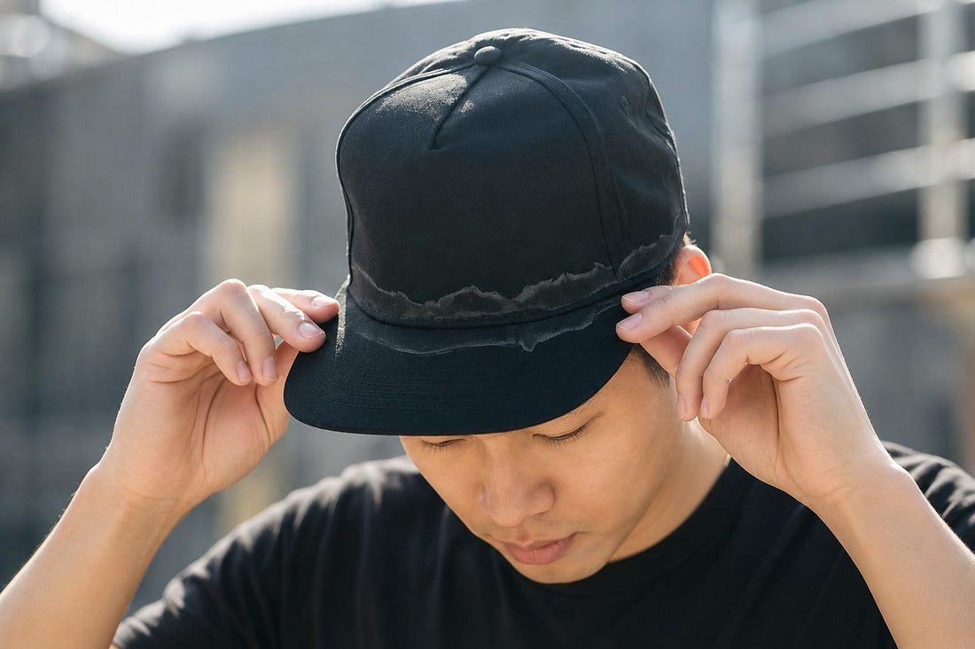Tired of sweat stains on your hat? Here's your solution. The r6ku ACTIVE hat!